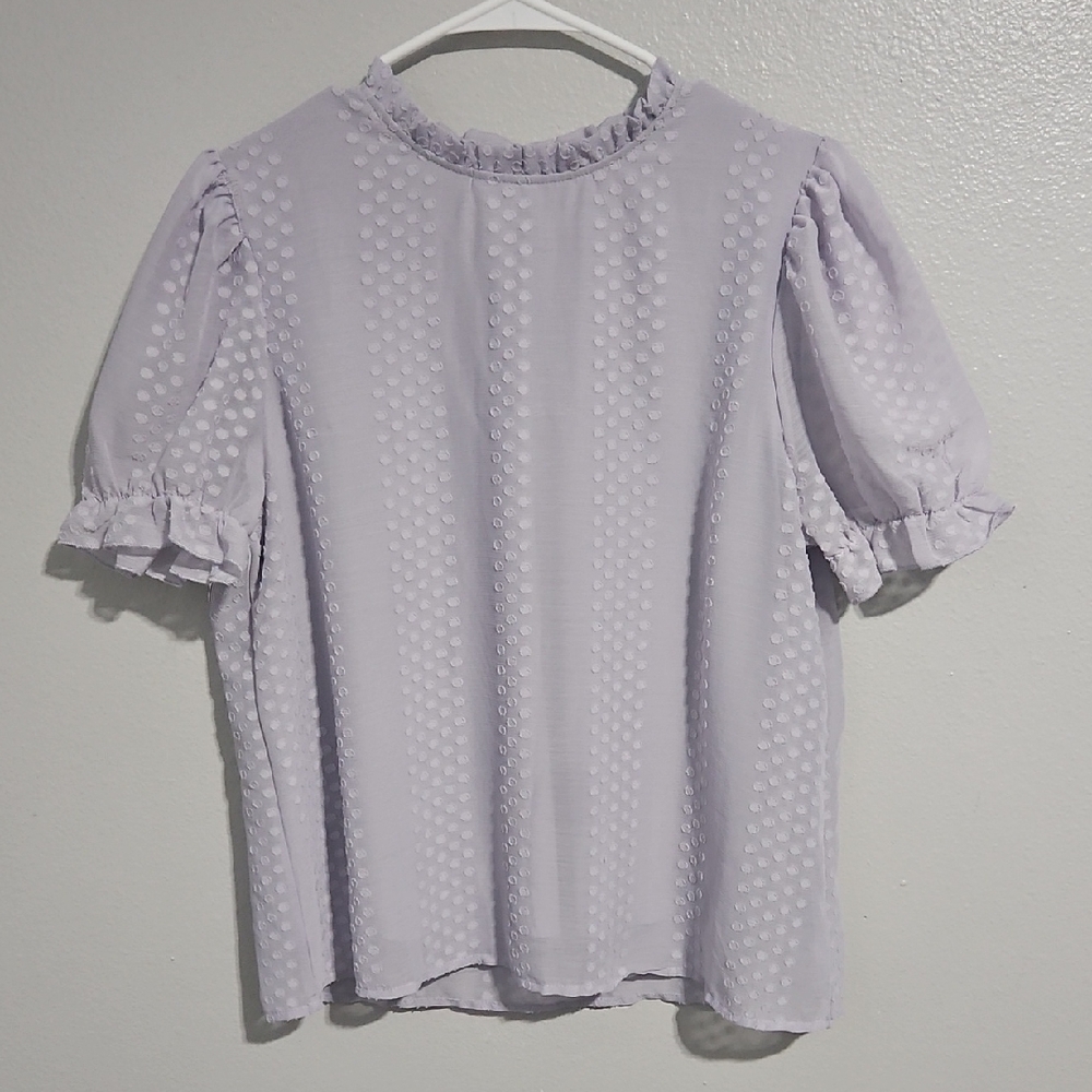 Lavender Classy Blouse